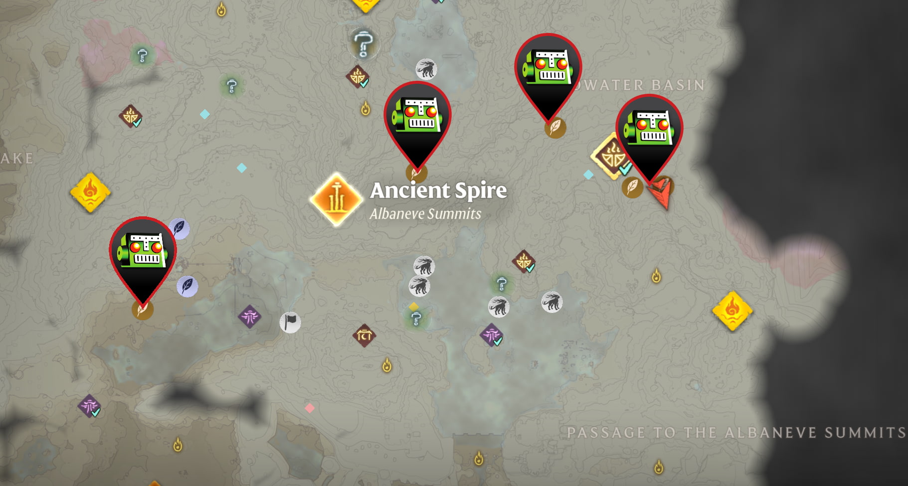 Gentian Locations Map